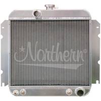 Northern Radiator - 2-1/4" D - Single Pass - Driver Side Inlet - Passenger Side Outlet - Application Specific - Aluminum