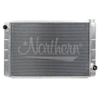 Northern Race Pro Radiator - 31 x 19 x 3-1/8" - Driver Side Inlet - Passenger Side Outlet - Aluminum