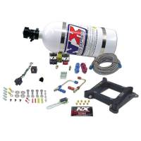 Nitrous Oxide Systems and Components - Nitrous Oxide Systems - Nitrous Express - Nitrous Express Gemini Nitrous Oxide System - Wet - Single Stage - 50-300 HP - 10 lb Bottle - White