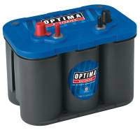 Optima BlueTop 34M Battery - AGM - 12V - 1000 Cranking Amp - Top Post Terminals/5/16" Aux Stud Terminals - 10.000" L x 7.812" H x 6.875" W