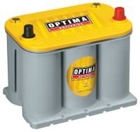 Optima YellowTop D35 Battery - AGM - 12V - 770 Cranking Amp - Top Post Terminals - 9.38" L x 7.69" H x 6.75" W
