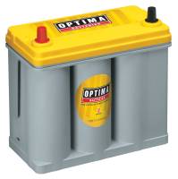 Optima Batteries - Optima YellowTop DS46B24R Battery - AGM - 12V - 575 Cranking Amps - Top Post Terminals - 9.27" L x 8.89" H x 5.02" W