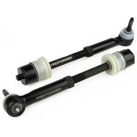 ProForged Inner/Outer Tie Rod End - Greaseable - OE Style - Male - Rubber/Steel - White/Black Paint