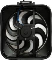 Proform Mustang Electric Cooling Fan - 15" Fan - Puller - 2800 CFM - Curved Blade - 16-1/8 x 18" - 4" Thick - Plastic Shroud - Plastic