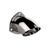 Exhaust Tips - Exhaust Turn Down - Quick Time - Quick Time Exhaust Turn Down - 3" Diameter - 3-Bolt - Adjustable - Stainless - Polished