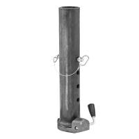 Bulldog Gooseneck Coupler - 4 Hole Adjustment - Locking Pin Included - Steel - Black Paint - Reese BX1 Hitch