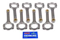 Scat Pro Sport Connecting Rod - I Beam - 6.000" Long - Bushed - 7/16" Cap Screws - ARP2000 - Forged Steel - Small Block Chevy - (Set of 8)