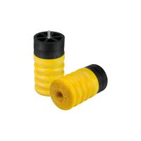 SuperSprings Bump Stop - Rear - Polyurethane - Yellow - 2800 lb Capacity - (Pair)