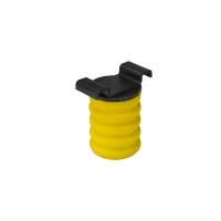 SuperSprings Bump Stop - Rear - Polyurethane - Yellow - 2800 lb Capacity - (Pair)