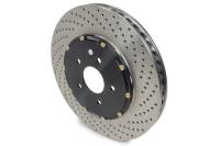 StopTech - StopTech AeroRotor Brake Rotor - Front - Driver Side - Drilled - 355 mm OD - 32 mm Thick - 5 x 120.65 mm Bolt Pattern - Iron - Black Paint