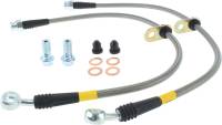 StopTech - StopTech Braided Stainless Brake Hose - PTFE Lined - Acura/Honda