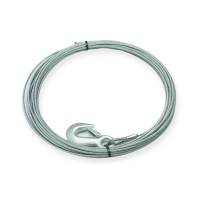 Superwinch Winch Rope - 85 Ft. . Long - Hook Included - Steel - Galvanized