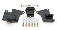 Chassis Components - Trans-Dapt Performance - Trans-Dapt Motor Mount Adapter - Steel - Black Paint - Chevy V8