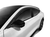 Auto Ventshade In-Channel Ventvisor Side Window Visor - Stick-On - Front/Rear - Plastic - Black - Mach-E