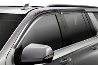 Auto Ventshade In-Channel Ventvisor Side Window Visor - Stick-On - Front/Rear - Plastic - Black