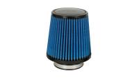 Volant Air Filter Element - Clamp-On - Conical - 6" Base - 4-3/4" Top Diameter - 6" Tall - 3-1/2" Flange - Cotton - Blue - Universal