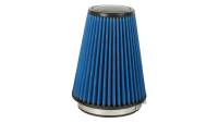 Air & Fuel System - Volant Performance - Volant Air Filter Element - Clamp-On - Conical - 6-1/2" Base - 4" Top Diameter - 8" Tall - 5" Flange - Reusable Cotton - Blue - Universal