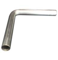 Woolf Aircraft Products 90 Degree Exhaust Bend - 3/4" Diameter - 1" Radius - 16 Gauge - Stainless