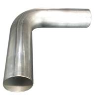 Woolf Aircraft Products 90 Degree Exhaust Bend - 2" Diameter - 2" Radius - 16 Gauge - Stainless