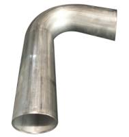 Woolf Aircraft Products 45 Degree Exhaust Bend - 3" Diameter - 3" Radius - 16 Gauge - Stainless