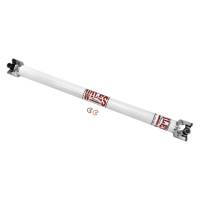 Wiles Racing Driveshafts - Wiles Drive Shaft - 2-1/4" OD - 1310 U-Joints - Aluminum Ends - Carbon Fiber - White Paint
