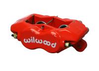 Wilwood Dynalite Brake Caliper - 4 Piston - Aluminum - Red - 13.060" OD x 0.810" Thick Rotor - 5.250" Lug Mount