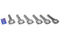 Wiseco - Wiseco Boostline Connecting Rod - I Beam - 5.677 Long - Bushed - 7/16" Cap Screws - ARP2000 - Forged Steel - Nissan 6-Cylinder - (Set of 6)