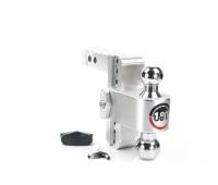 Hitch Parts & Accessories - Hitch Ball Mounts - Weigh Safe - Weigh Safe Ball Mount Hitch - 2/2-5/16" Hitch - 6" Drop - 8000/12500 lb Capacity - Aluminum/Steel/Chrome