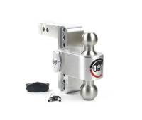 Weigh Safe Ball Mount Hitch - 2/2-5/16" Hitch - 6" Drop - 8000/12500 lb Capacity - Aluminum/Stainless