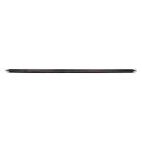 QuickCar Racing Products Scalloped Suspension Tube 21" Long 3/8-24 Female Threads Aluminum- Black
