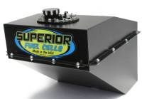 Superior Fuel Cells - Superior 16 Gallon Fuel Cell Can - 20-3/4 in Deep x 16-1/2 in Wide - Black - Dirt Late Model/Modified