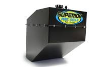 Air & Fuel Delivery - Superior Fuel Cells - Superior 22 Gallon Fuel Cell Can - 20-3/4 in Deep x 16-1/2 in Wide - Black - Dirt Late Model/Modified (Can Only)