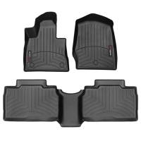 WeatherTech FloorLiners - Front/2nd Row - Black - Ford Midsize SUV 2020