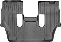 WeatherTech FloorLiner - 3rd Row - Black - Bucket Seating - 6-Passenger - Dodge Midsize SUV 2011-20