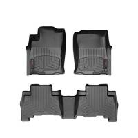 WeatherTech FloorLiners - Front/2nd Row - Black - GM Compact Crossover 2017-19