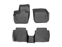 WeatherTech FloorLiners - Front/2nd Row - Black - Ford Midsize Car 2017-18