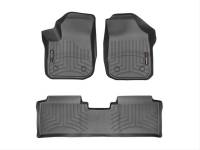 WeatherTech FloorLiners - Front/2nd Row - Black - GM Compact SUV 2016-20