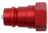 Aeroquip Radiator Refill Quick Disconnect Coupling - 1/2 in NPT - Male Half - Red