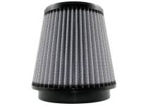 aFe Power Magnum FLOW Pro DRY S Conical Air Filter Element - 7-1/2 in Base - 5-1/2 in Top - 6 in Flange - 7 in Tall - White