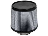aFe Power Magnum FLOW Pro DRY S Conical Air Filter Element - 8 in Base - 7 in Top - 4 in Flange - 6.7 in Tall - White