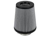 aFe Power Magnum FLOW Pro DRY S Conical Air Filter Element - 6 in Base - 4-1/2 in Top - 3 in Flange - 7 in Tall - White