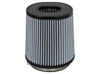 aFe Power Magnum FLOW Pro DRY S Conical Air Filter Element - 7-1/2 in Base Diameter - 6-3/4 L x 5-1/2 in W Top - 8 in Tall - 6 in Flange - White