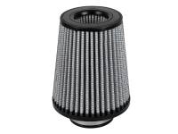 aFe Power Magnum FLOW Pro DRY S Conical Air Filter Element - 6 in Base - 4-1/2 in Top - 3-1/2 in Flange - 7 in Tall - White