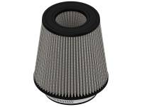 aFe Power Magnum FLOW Pro DRY S Conical Air Filter Element - 9 in Base - 7 in Top - 6 in Flange - 9 in Tall - White