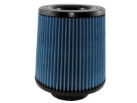 aFe Power Magnum FLOW Pro 5R Conical Air Filter Element - 8 in Base - 7 in Top - 4 in Flange - 8 in Tall - Blue