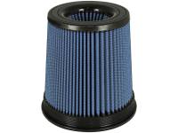 aFe Power Magnum FLOW Pro 5R Conical Air Filter Element - 8 in Base - 7 in Top - 5 in Flange - 9 in Tall - Blue