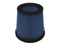 aFe Power Magnum FLOW Pro 5R Conical Air Filter Element - 7 in Base - 5-1/2 in Top - 5 in Flange - 6-1/2 in Tall - Blue