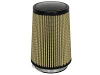 aFe Power Magnum FLOW Pro GUARD7 Air Filter Element - 6-1/2 in Base - 5-1/2 in Top - 5 in Flange - 9 in Tall - Yellow