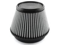 aFe Power Takeda Conical Air Filter Element - 7 in Base - 4-3/4 in Top - 5-1/2 in Flange - 4-1/2 in Tall - White