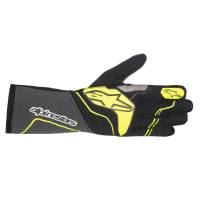 Alpinestars Tech-1 ZX v3 Glove - Tar Gray/Black/Yellow Fluo - Medium